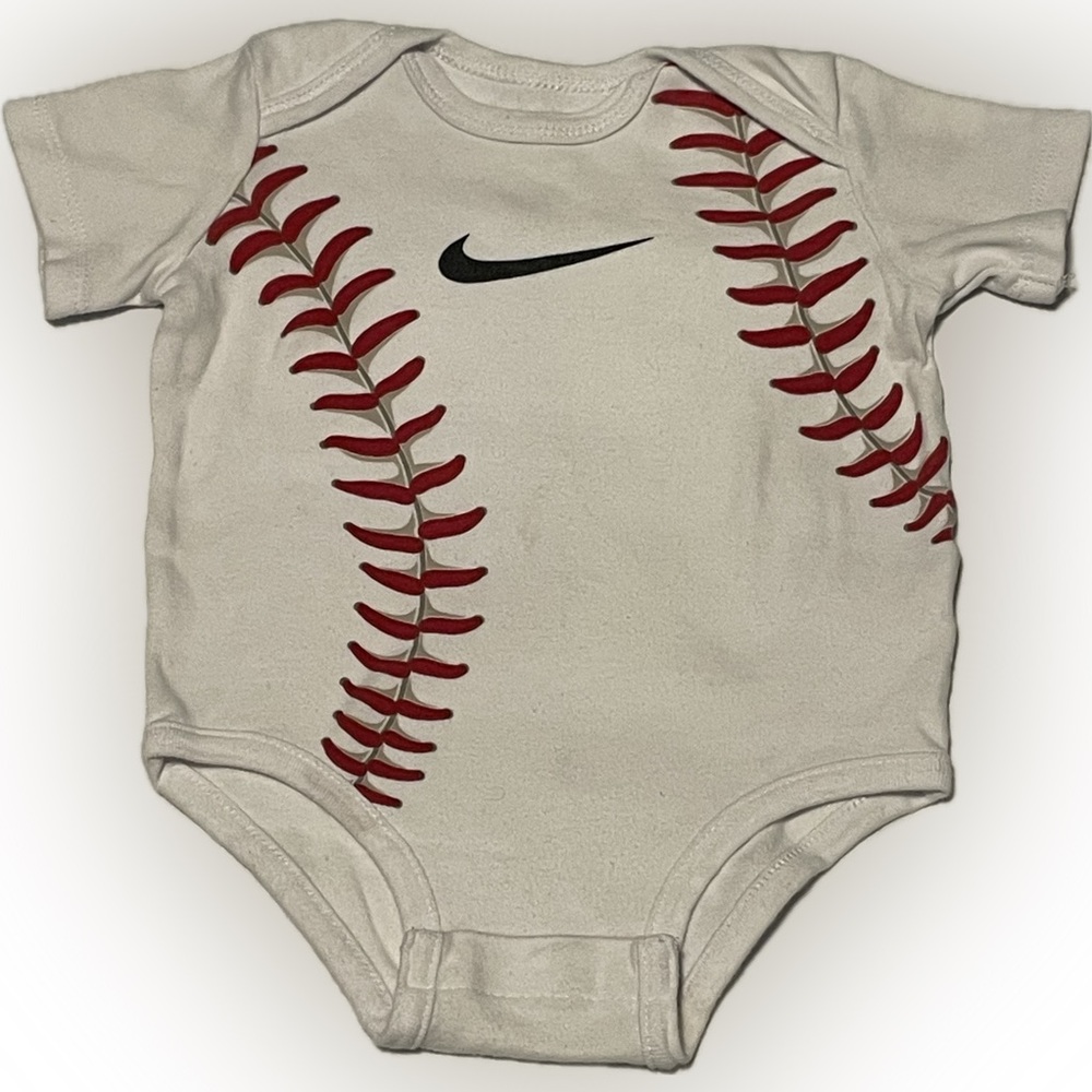 Nike baseball onesie 3-6mo